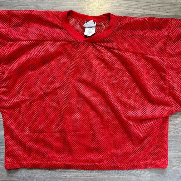 *Vintage Men's Mesh Jersey - Red - Picture 2 of 5